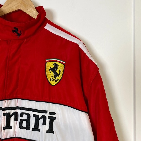 Ferrari Schumacher F1 Racing Jacket Full Zip 1996 Official Licence Red Size 2XL - Picture 2 of 15